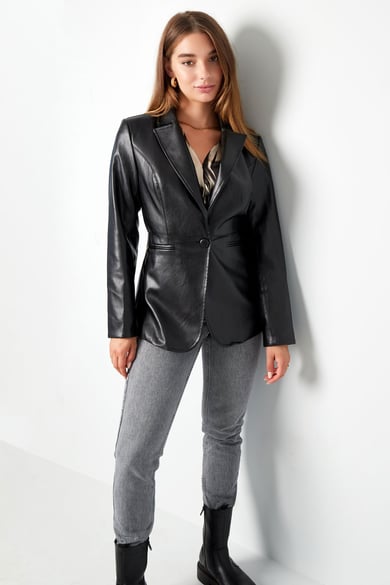 Blazer PU noir - S h5 Image4